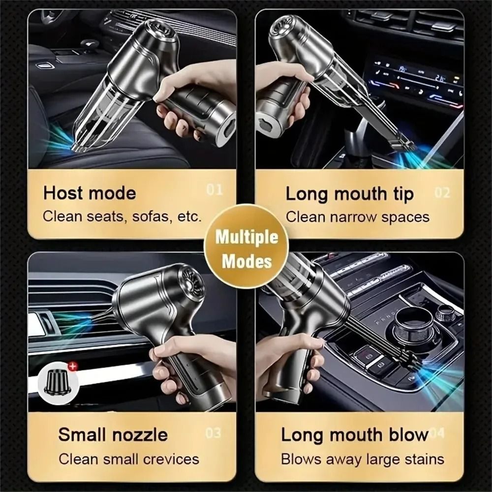 Car Vacuum Cleaner Mini Wireless Handheld Blower and Air Duster