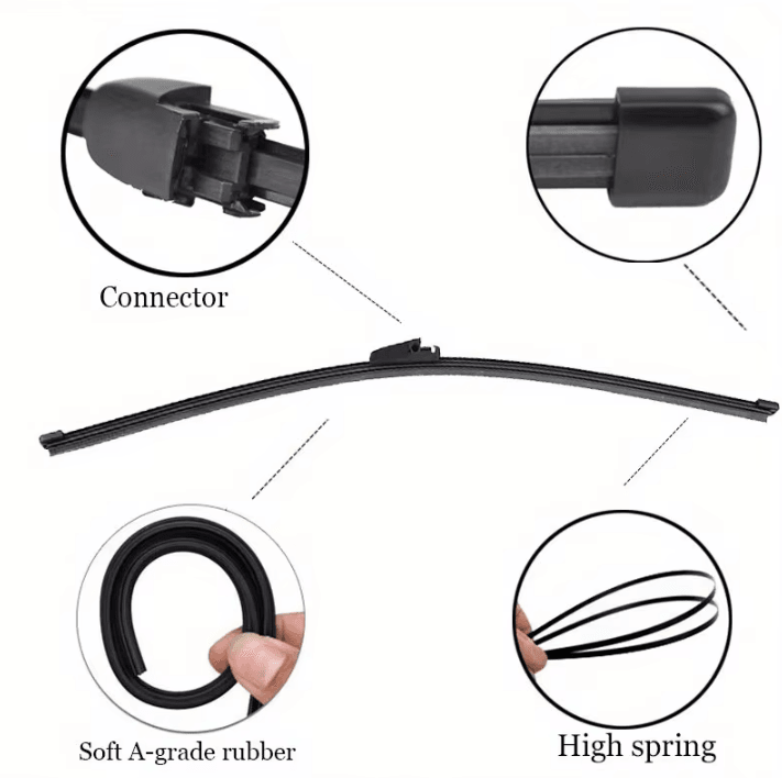 AutoClear OEM Fit Rear Wiper Blade for VW Golf, Tiguan & Skoda Models
