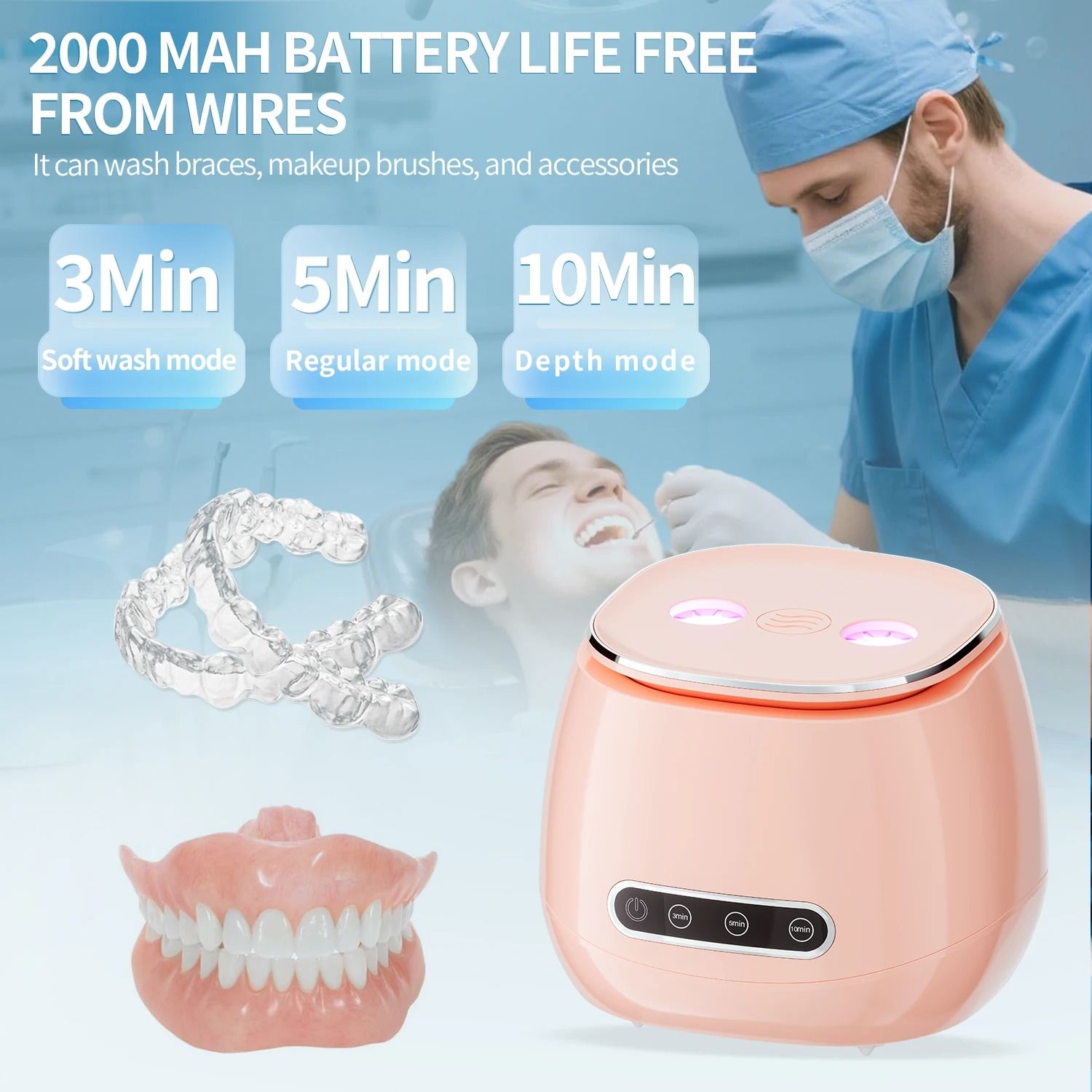 Automatic 48KHZ High Frequency Deep Cleaning Ultrasonic Machine