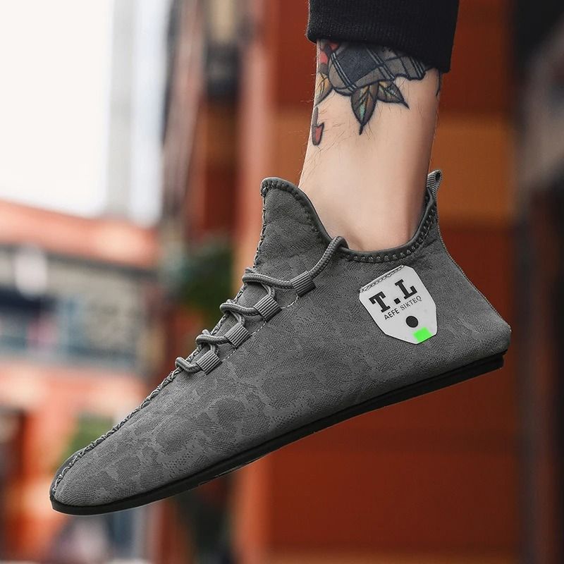 Yrzl Mesh Loafers Men Driving Moccasins Breathable Lightweight Slip On