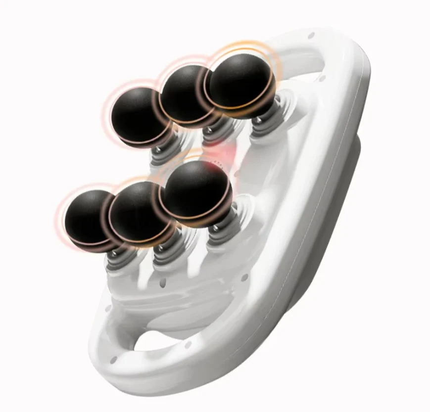 Deep Tissue Percussion Massage Gun, 6 Head Muscle Relief, Neck, Cervical Spine, Full Body Massager