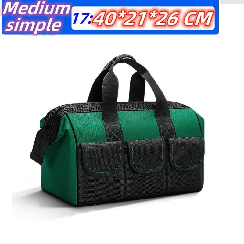 23 Inch Heavy Duty Electrician Tool Bag with Waterproof Wear-Resistant 1680D Oxford Construction