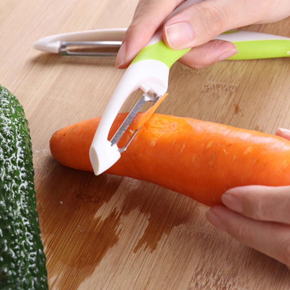 Stainless Steel Soft Fruit & Vegetable Skin Peeler