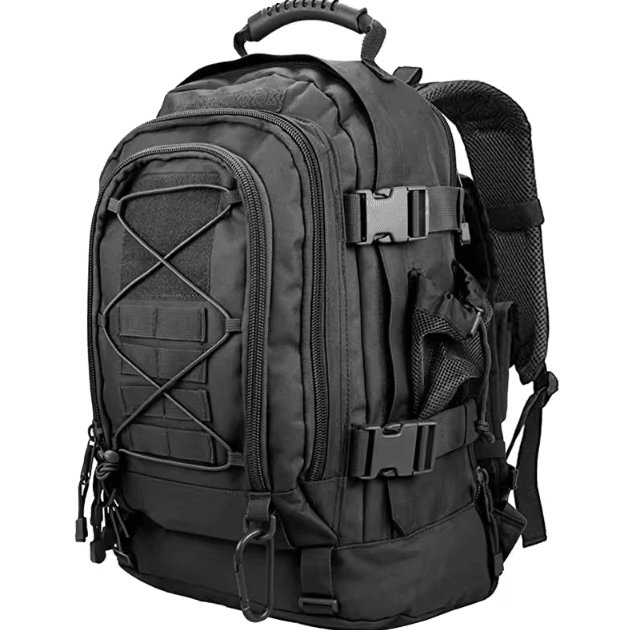 BattlePro 60 L Military Tactical Backpack – MOLLE Assault Rucksack for Outdoor Travel, Hiking & Camping
