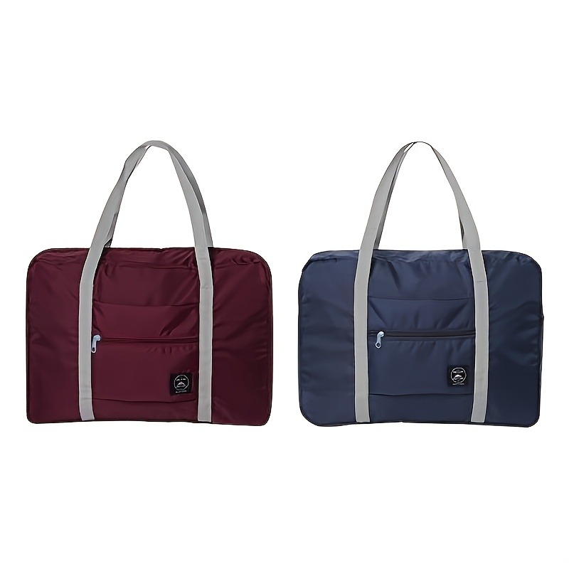 Expandable Fitness Bag, Foldable Large Capacity Travel Luggage, Sports Carry On, Weekend Luggage Check In