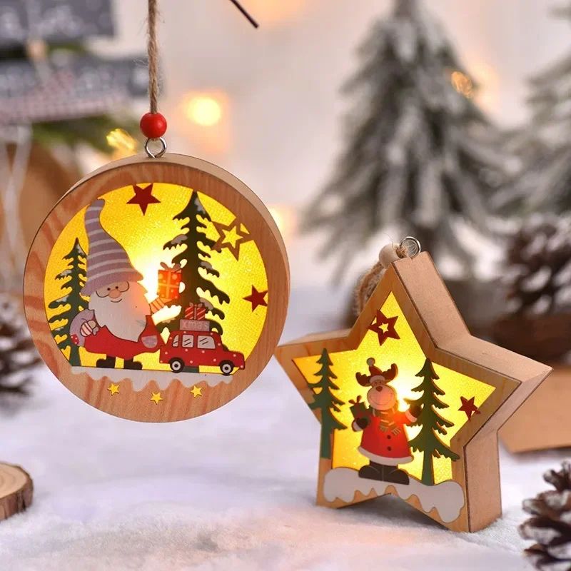 LED Christmas Tree Pendant Night Light