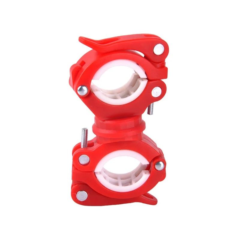 360 Rotatable Bicycle Flashlight Holder and Quick-Release Headlight Mount