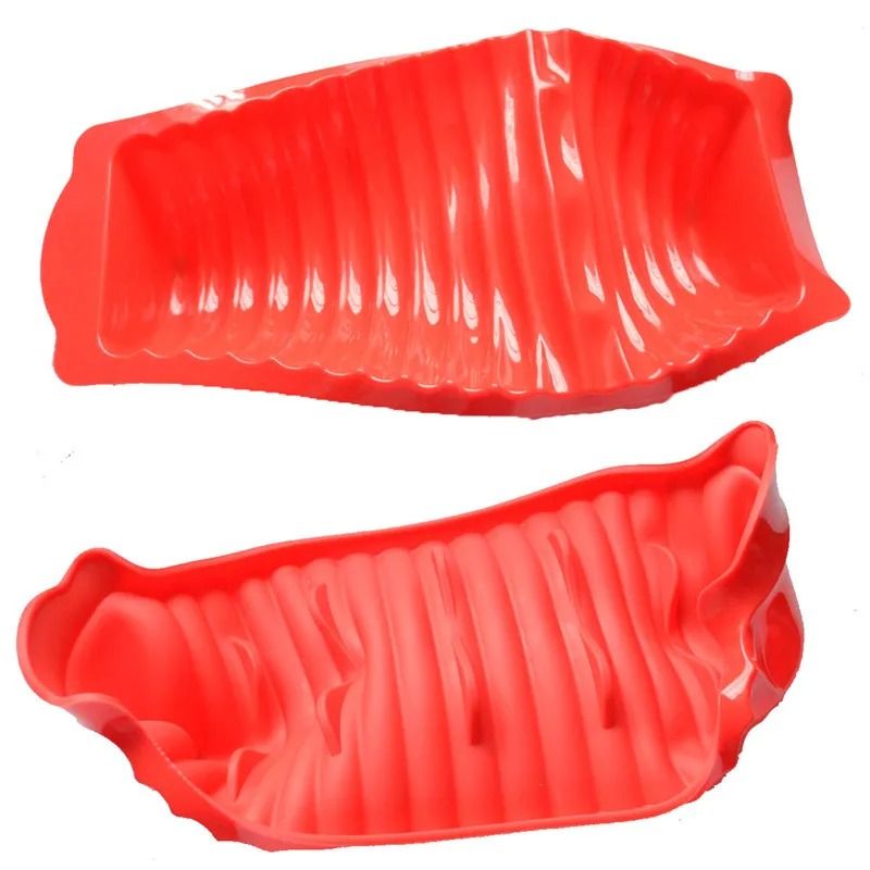 Long Caterpillars Cake Mousse Bread Loaf Silicone Mold