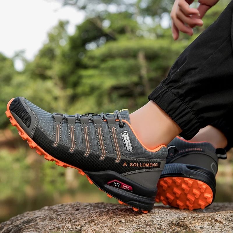 Mens All-Terrain Hiking Shoes | Waterproof & Non-Slip Tactical Sports Footwear