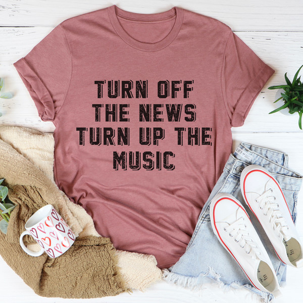 Turn Up The Music Tee