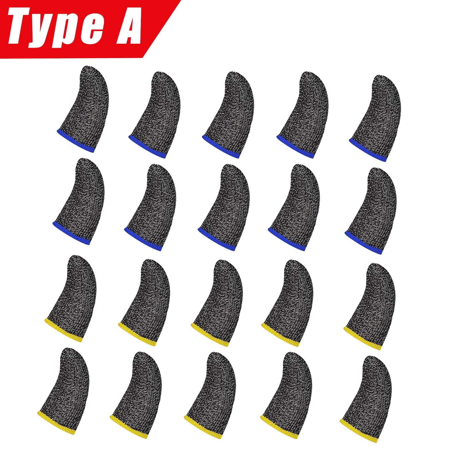 PUBG Gaming Finger Sleeves, Sweatproof Game Controller Mobile Gloves for Smartphones and Tablets