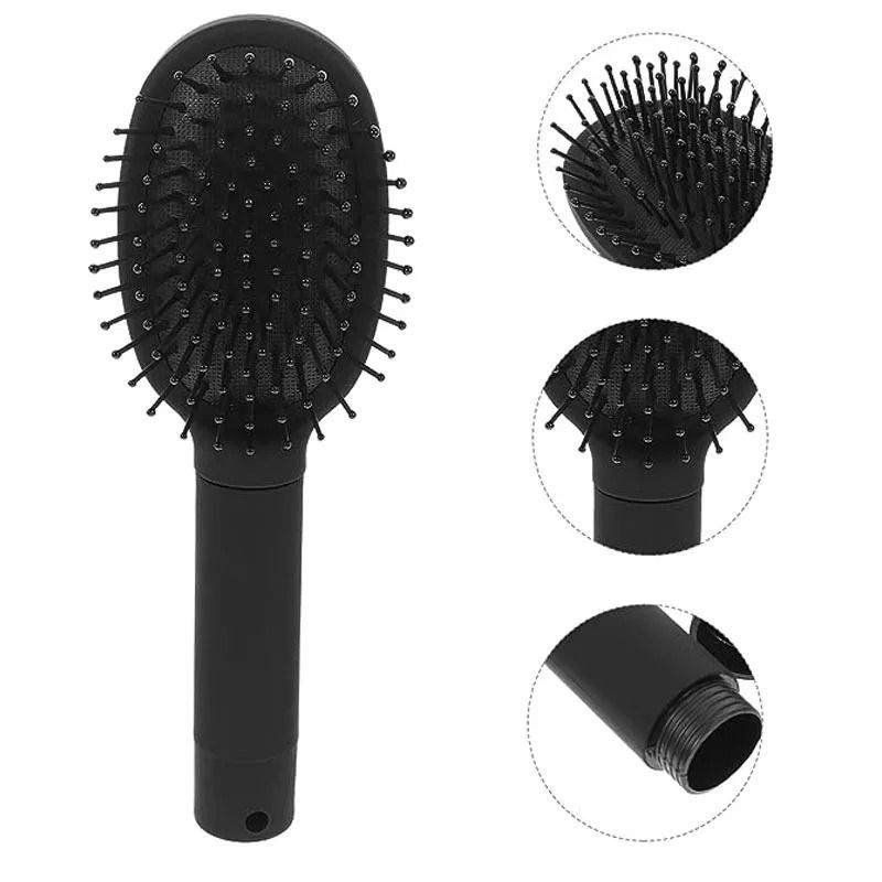 Hidden Storage Hair Comb Travel Stash Safe for Cash and Jewelry