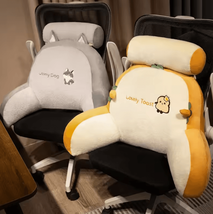 CloudRest Support Backrest Pillow – Plush Bed & Sofa Waist Protection Cushion