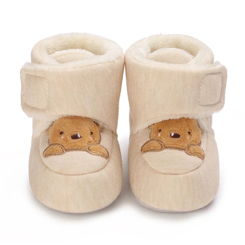 Cute Soft Cartoon Cotton Baby Toddler Shoes First Walker