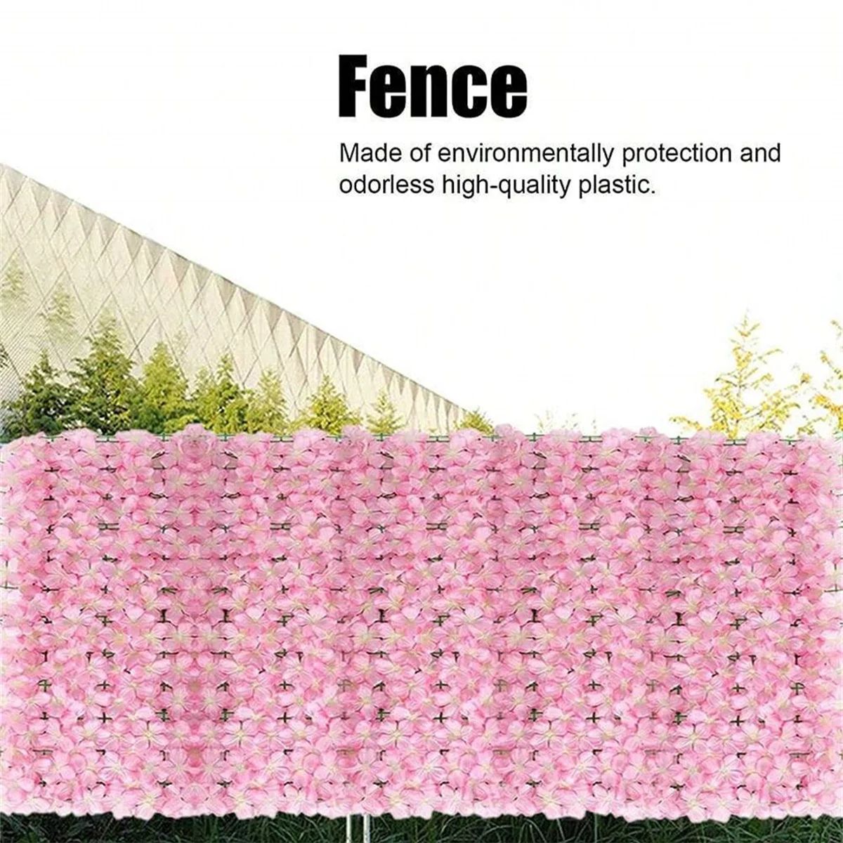 Expandable Artificial Ivy Flower Fence