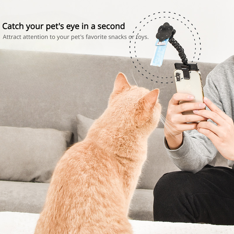 Selfie Clip Supplies Puppy Pet Products, Pet Photo Artifacts Cats Dogs, Pet Toys Look At The Lens Toy Cell Phone Camera