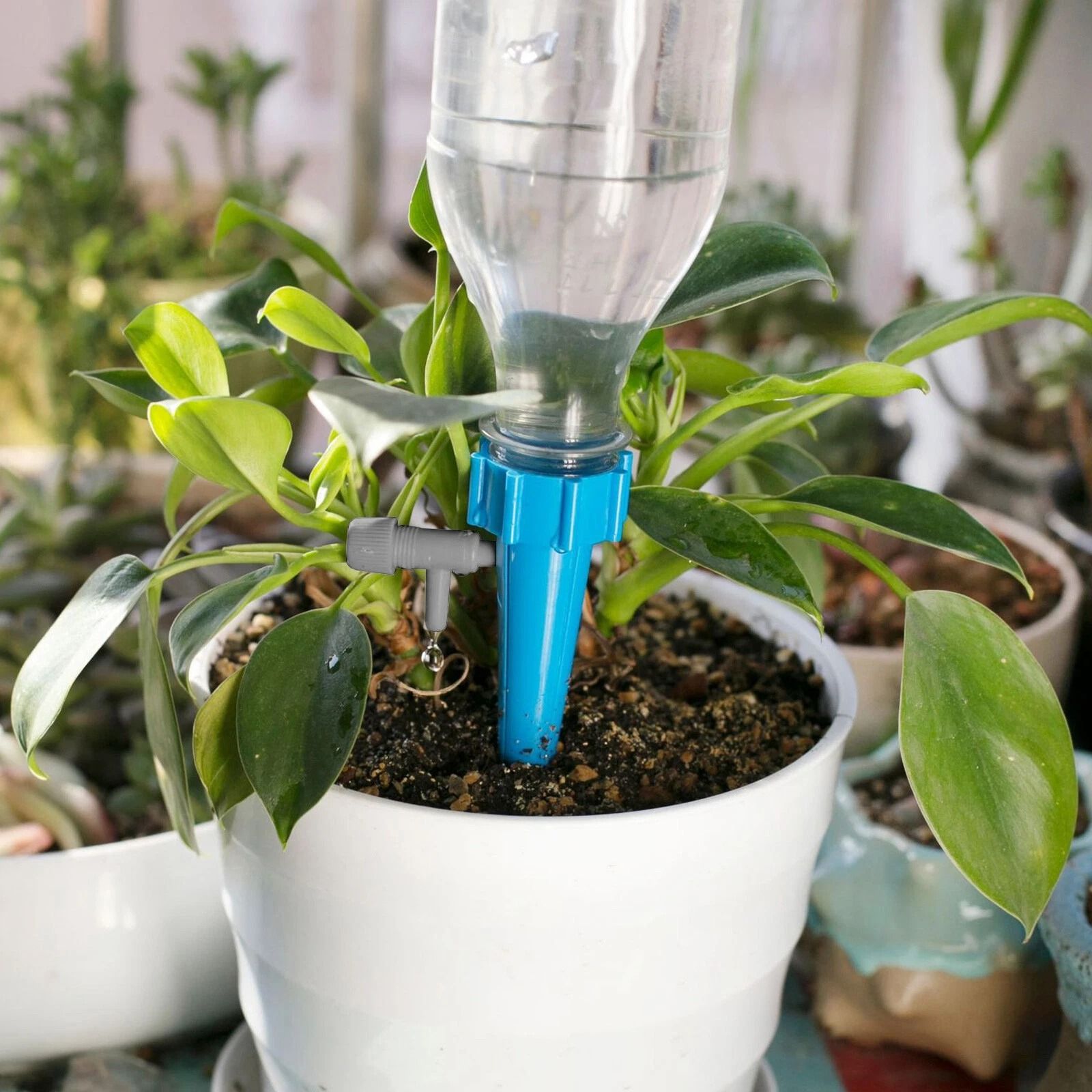 Automatic Self Watering Spikes, Drip Irrigation System for Plants, Eco-Friendly Watering Device for Indoor and Outdoor