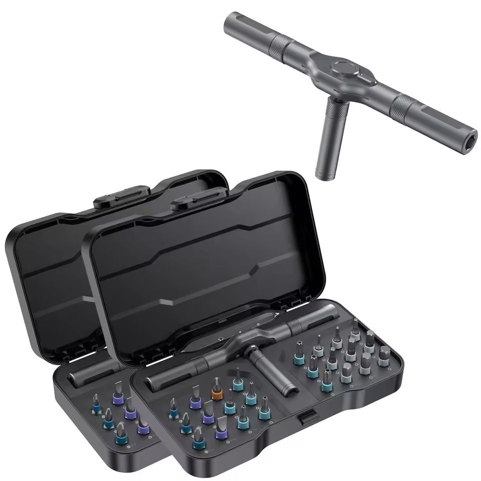 Multifunction Ratchet Screwdriver Set with Magnetic Bits