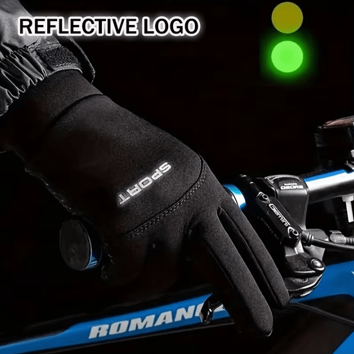 Winter Warm Gloves Touchscreen Windproof Cold-Proof Cycling and Outdoor Sports Gloves for Men and Women