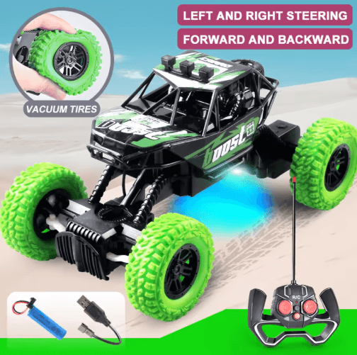Remote Control Off-Road Toy Car with Colorful Flashing Lights