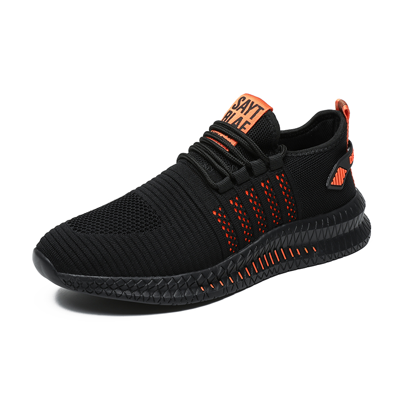 Casual Shoes Fashion Sneakers Lightweight Breathable Walking Shoe Lace Up Male Footwear