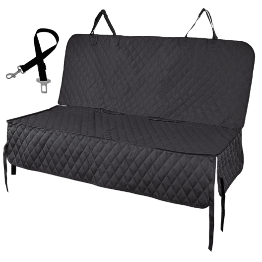 Waterproof Dog Car Seat Cover with Armrest-Compatible Design