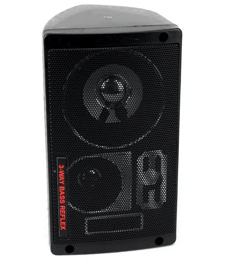 Pyramid 3 Way Car Audio Mini Box Speakers, Indoor Stereo System