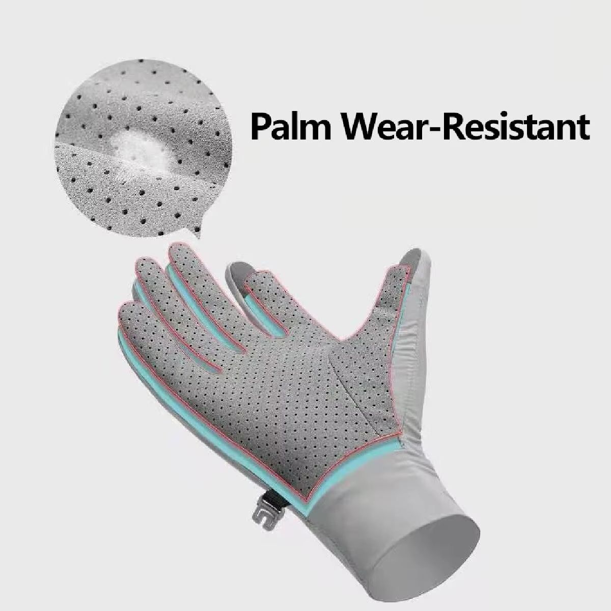 Ice Silk Sunscreen UV Protection Outdoor Sports Gloves - Anti-Slip Driving, Cycling, Fishing Summer Gloves