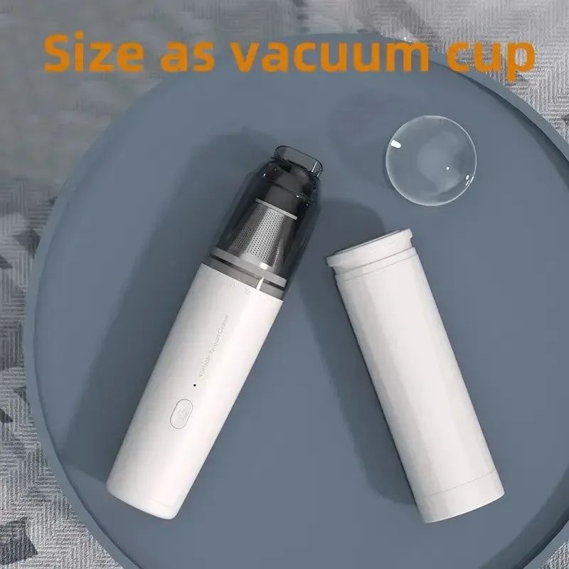 Portable Handheld Wireless Vacuum Cleaner – Rechargeable High-Suction Mini Dust Remover for Car & Home