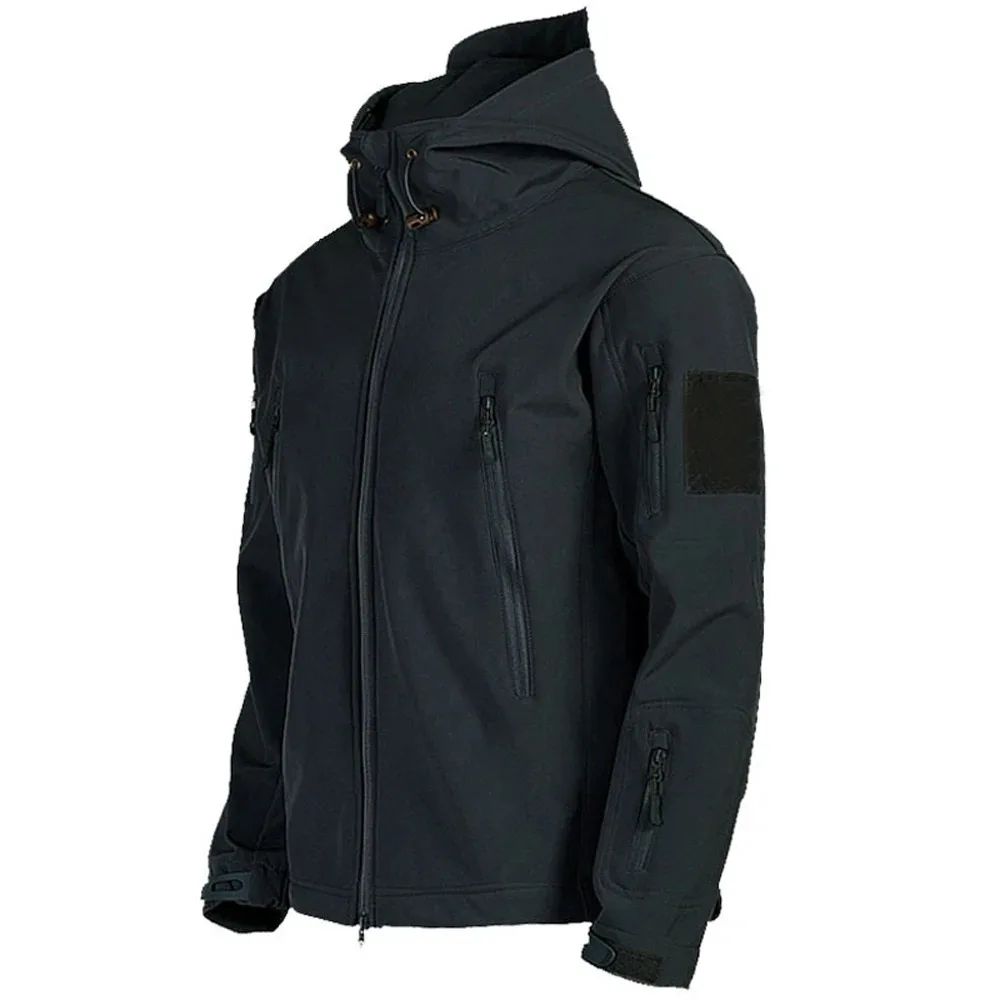 TRAF Shark Skin Tactical Jacket Windproof Waterproof Hooded Coat
