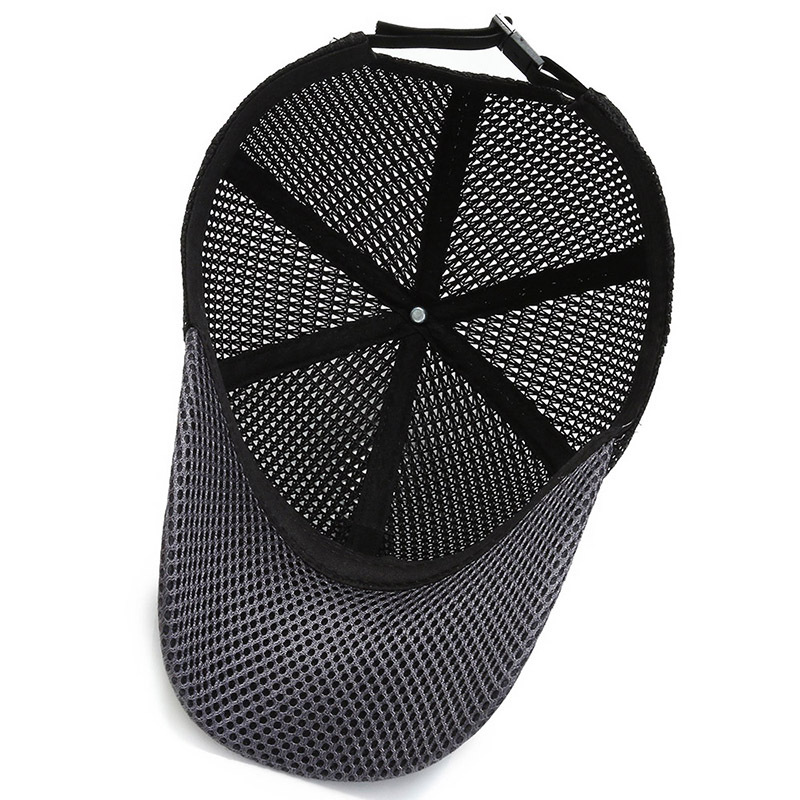 Men Mesh Baseball Cap – Breathable Summer Snapback Fishing Hat, Trucker Dad Hat