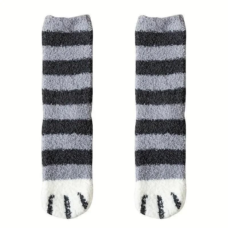 Womens Fuzzy Winter Socks Soft Cozy Microfiber House and Sleeping Socks