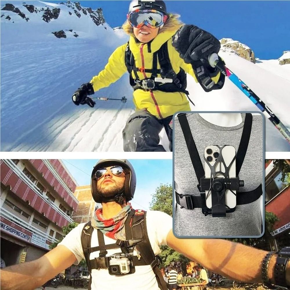 7-in-1 Professional Action Camera and Phone Chest Mount Kit