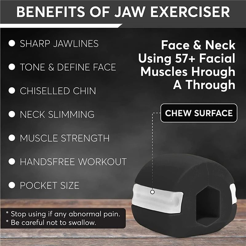 3-Piece Jawline Exerciser Set