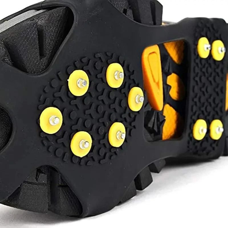 Anti Slip Ice and Snow Traction Cleats with Steel Studs for Shoes and Boots