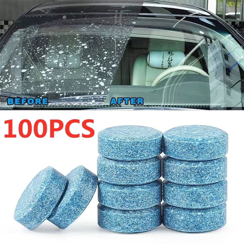ClearDrive Effervescent Windshield Washer Tablets – Concentrated Auto Glass Cleaning Tablets for Car & Vehicle