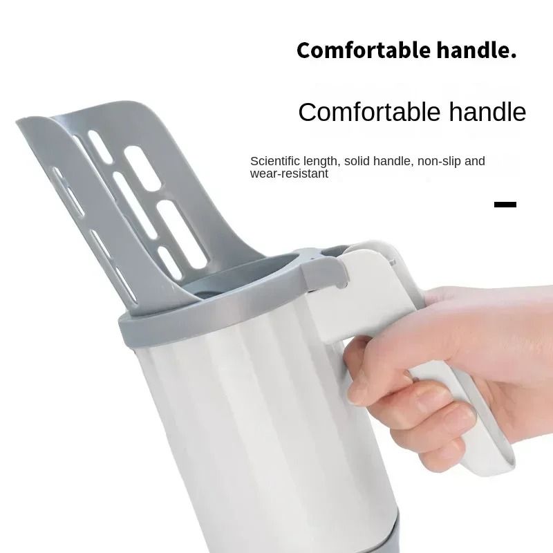Cat Litter Scoop with Refill Bags Self Cleaning Litter Shovel Pet Waste Scooper