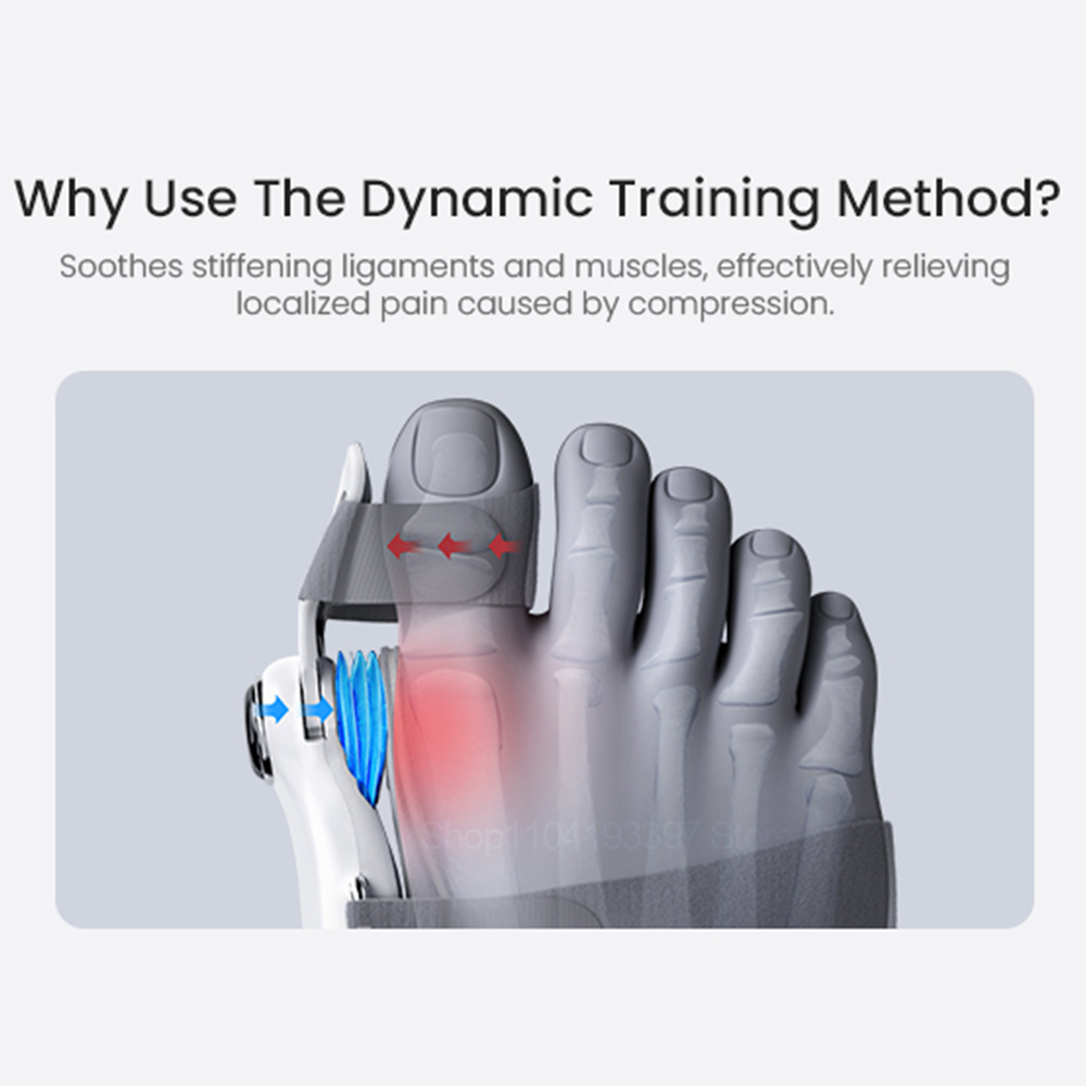 Electric Bunion Corrector, Airbag Traction Vibration Orthopedic, Foot Hallux Valgus Braces for Toe Correction