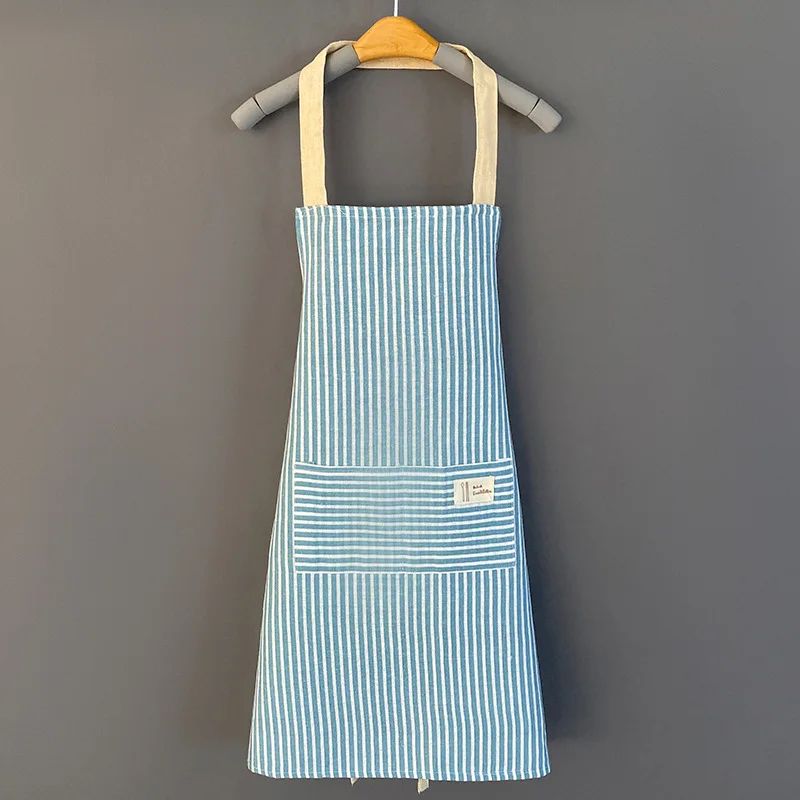 Striped Cotton Japanese Style Apron