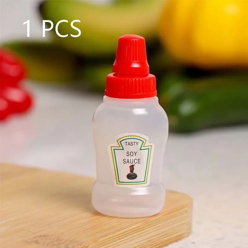Mini Sauce Bottle Refillable Lunch Box Condiment Container