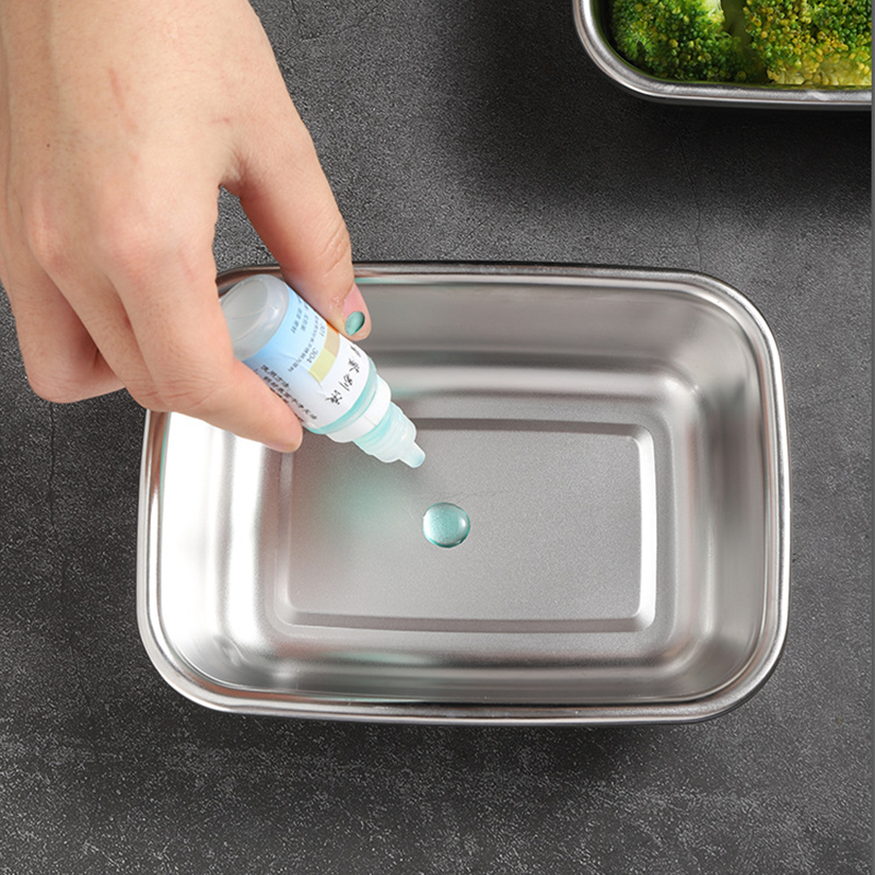 Stainless Steel Bento Box, Leakproof Food Storage Lunch Box, Microwave Heating Travel Pickle Box for Household Use