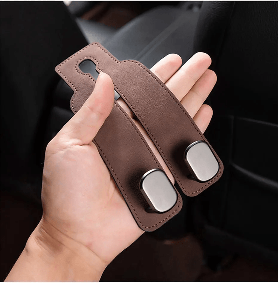 Soft Leather Car Seat Headrest Hook