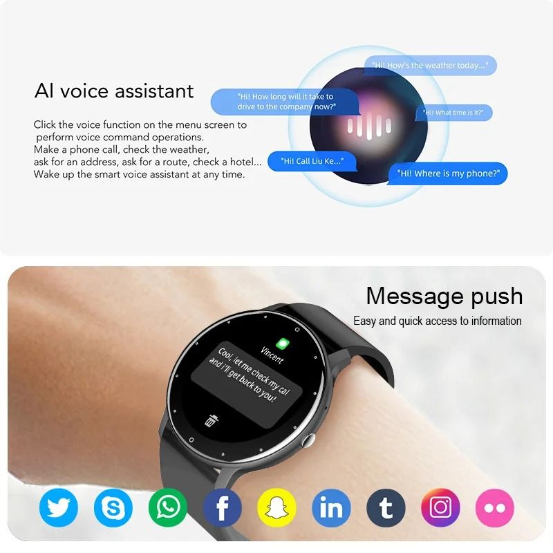 Fashion Full Touch Smartwatch