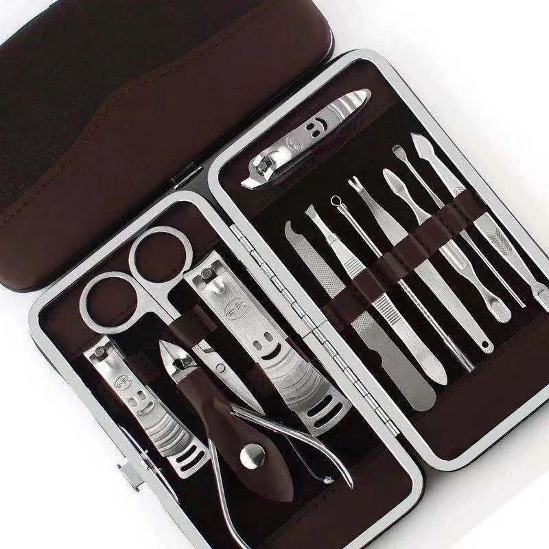 Nail Clippers Set Manicure, Pedicure & Cuticle Grooming Tools Kit