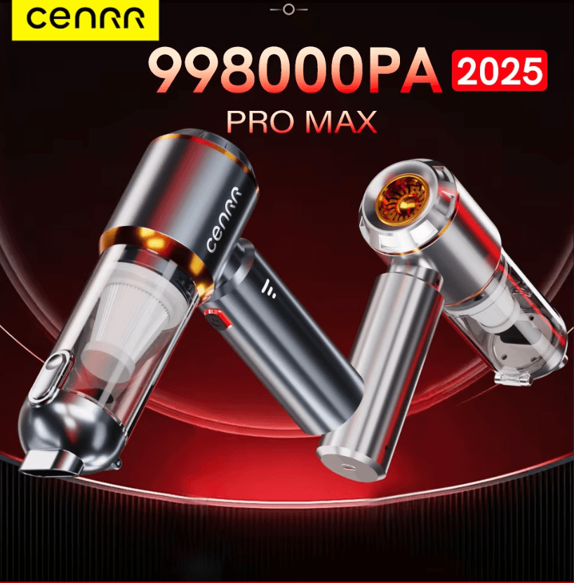 CENRR Mini Powerful Cordless Car Vacuum Cleaner 998000PA Portable Handheld Vacuum Cleaner Strong Suction Blower