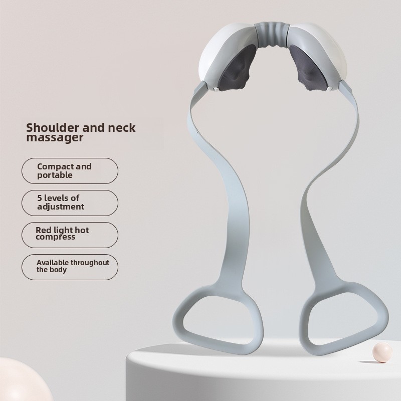 Neck massage pillow, multi functional household, electric hot compress, kneading cervical trapezius muscle massager