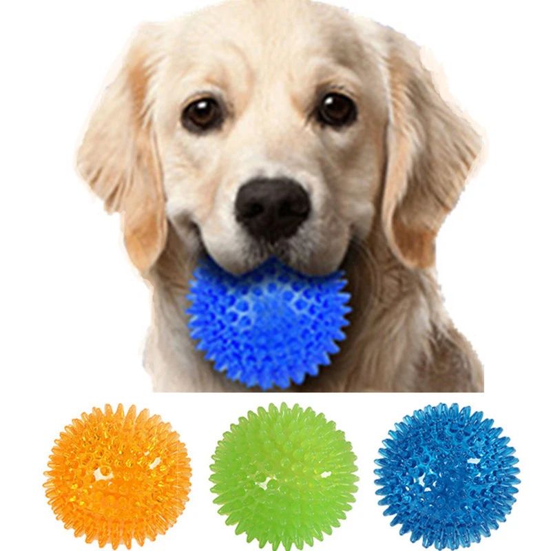 Squeaky Pet Chew Ball Toy