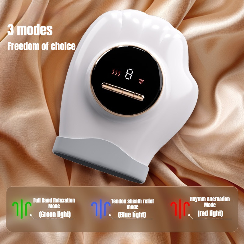 Hot Compress Air Pressure Hand Massager, Relieves Hand Fatigue, Air Wave Push Massage Home Massager