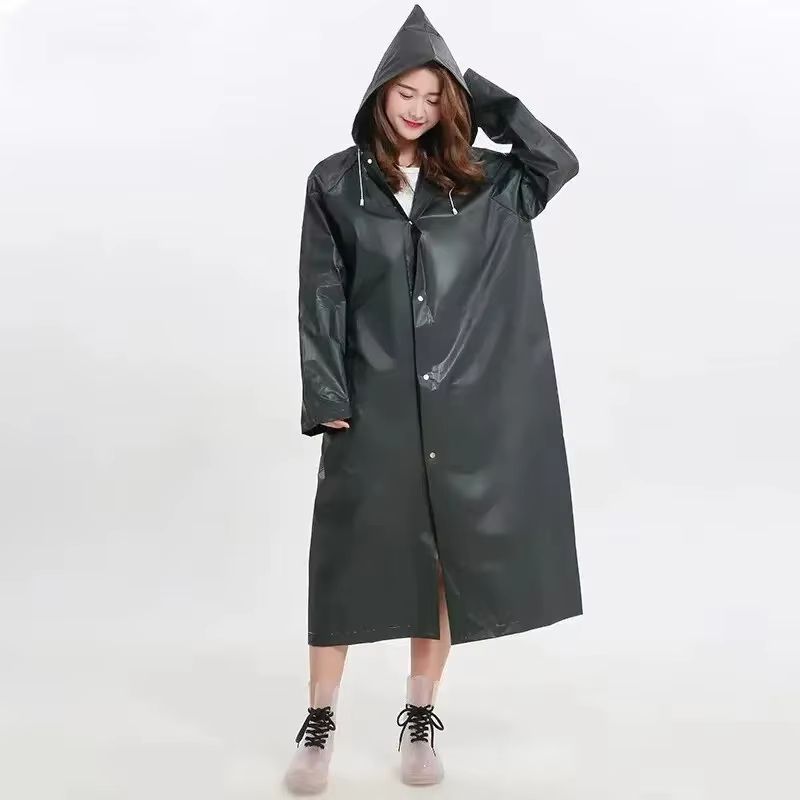 Unisex EVA Raincoat – Thickened Waterproof Rainwear Suit for Men & Women, Camping & Outdoor Use