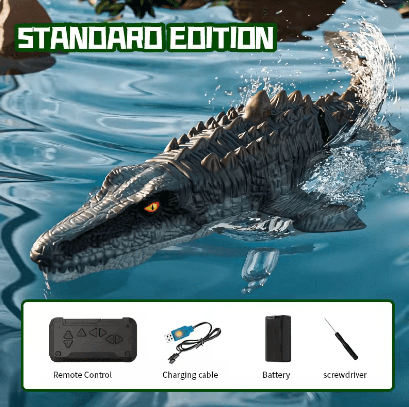 Aqua Mosasaurus RC Spray Water Dino Boat